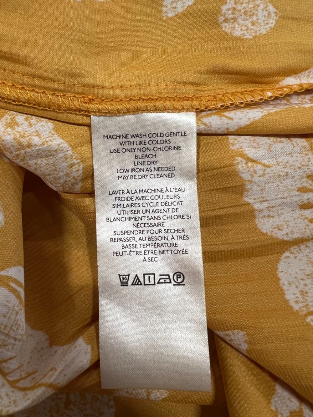 Anthropologie Orange & Cream Sleek A-Line Skirt Size S - Picture 6 of 7